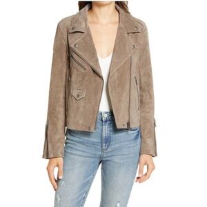 Blank NYC Vital Signs Suede Moto Jacket